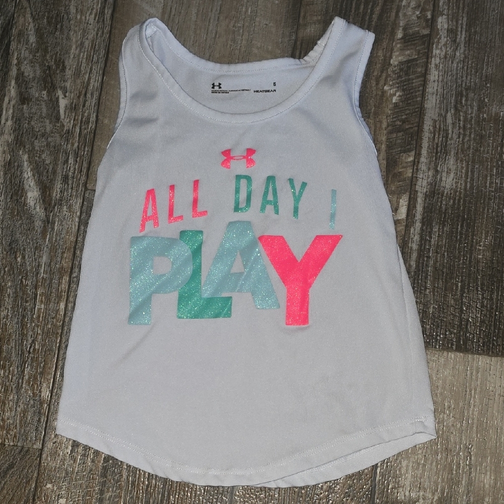 Under Armour Kids White Tank Top